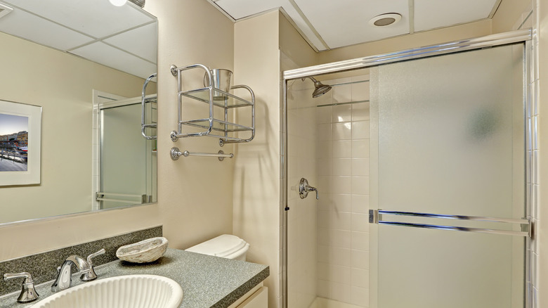 Bypass shower door frame