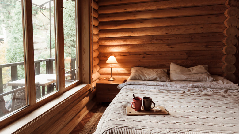 cabin scene