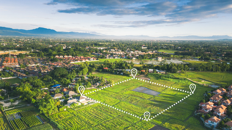 Plot of land concept