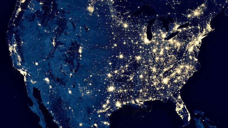 United States population map