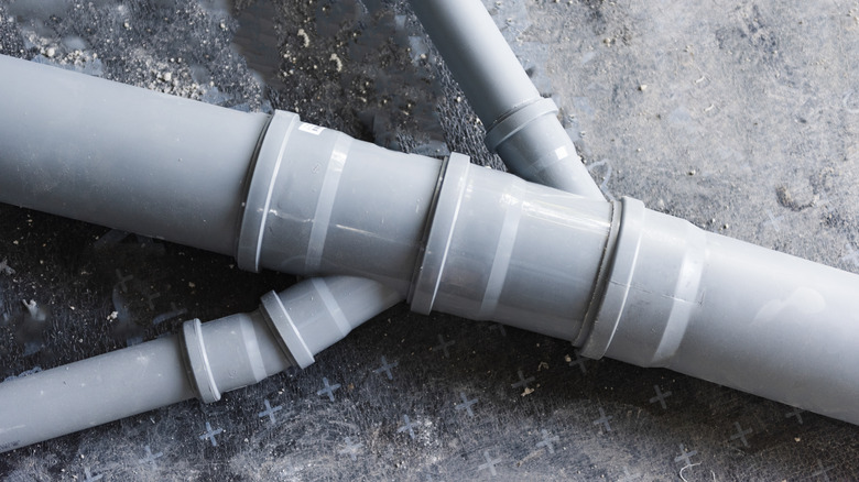drain pipes interconnecting