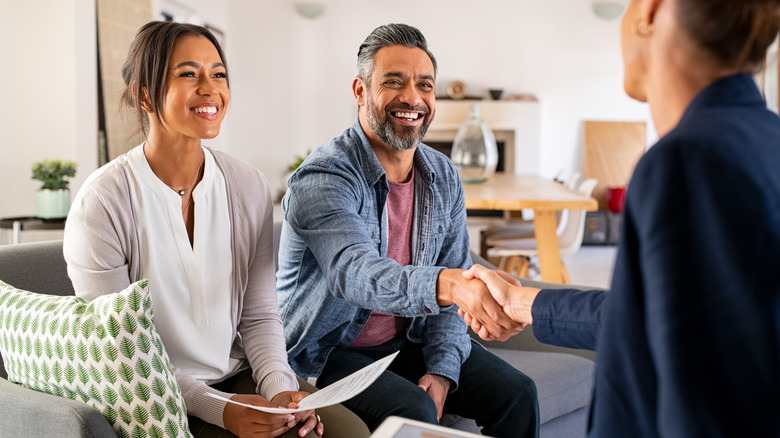 couple making a deal