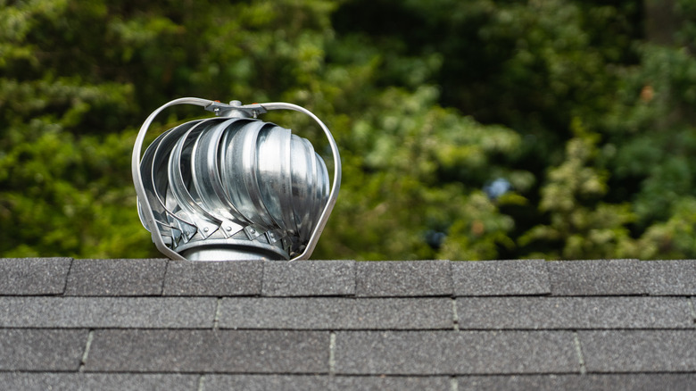 Ventilator on top of roof