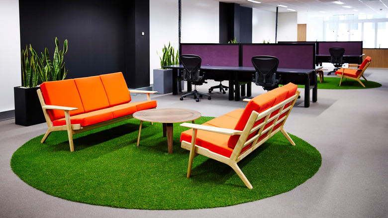 Secondary triad colors in office
