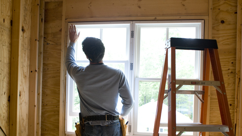 Professional adding window to home