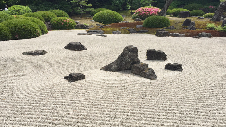 Japanese rock garden Zen garden