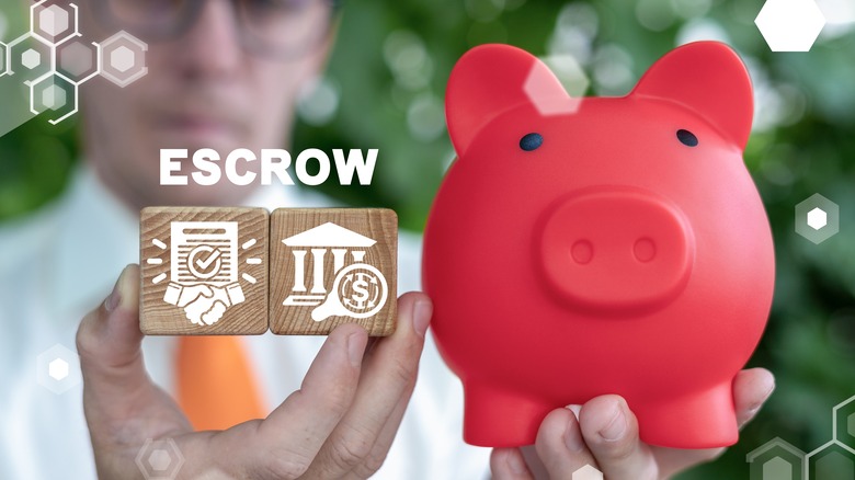 escrow and piggy bank