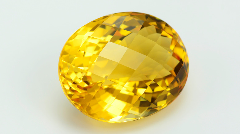 Citrine gemstone