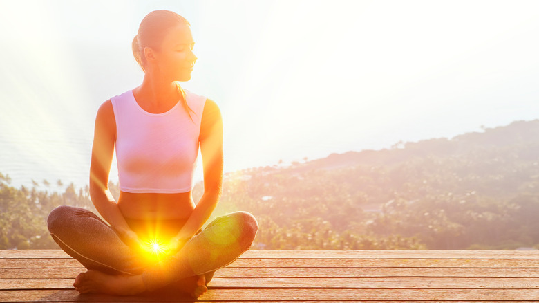 Sacral chakra light