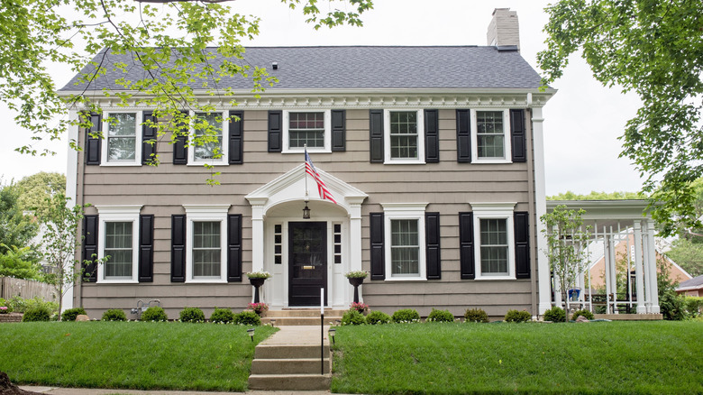 Modern Georgian style home