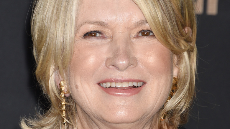 close up of Martha Stewart