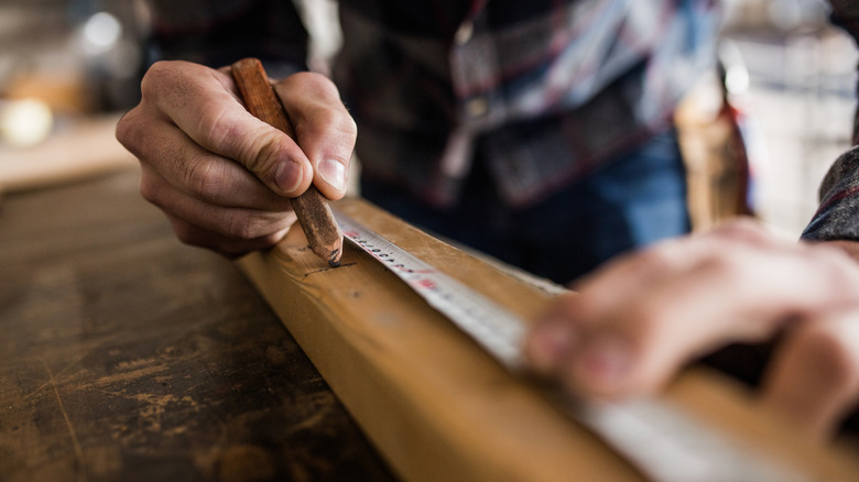 Measuring and marking a board