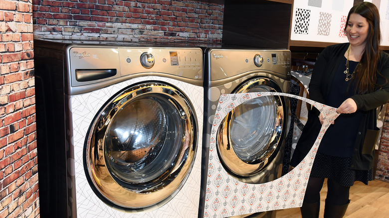 Whirlpool washer and dryer installed