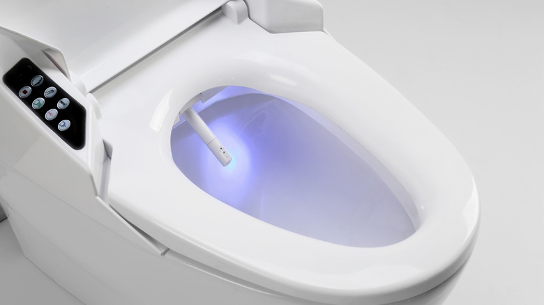 lighted bidet toilet seat