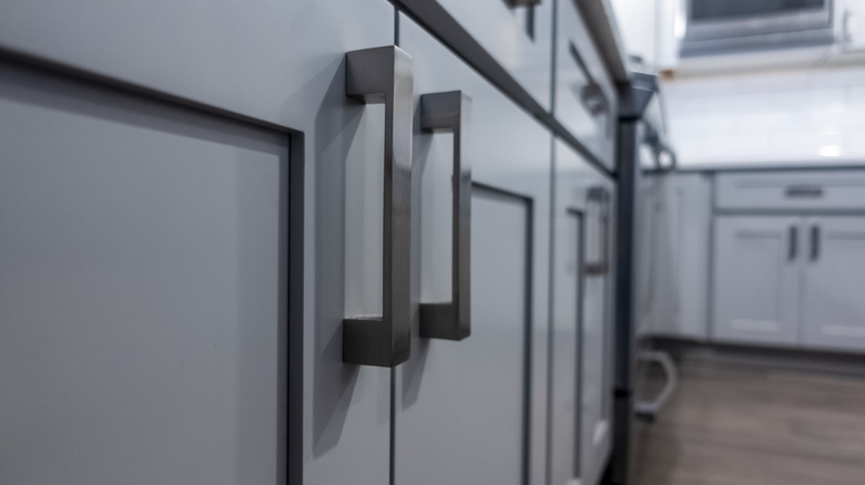 close up of cabinet doors