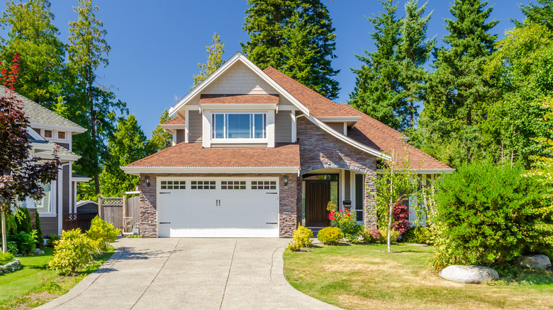 house in the suburbs