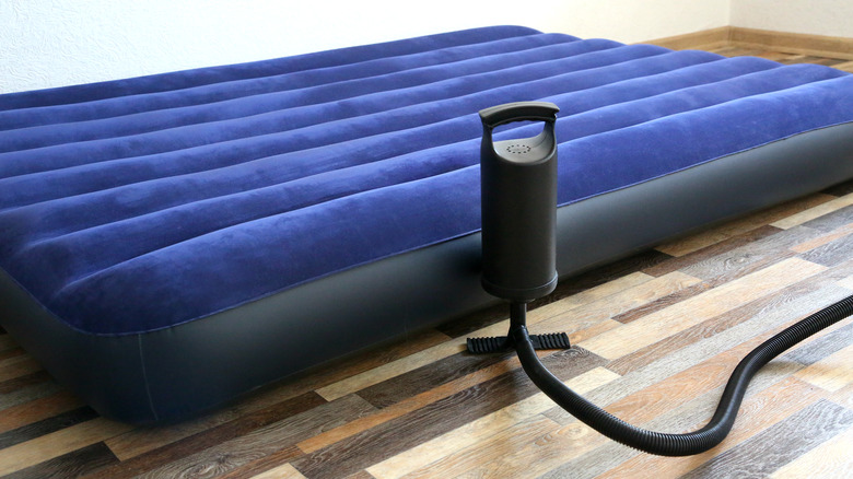patch hole in felted air mattress