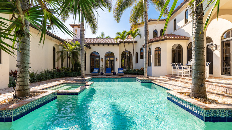 Luxury house and pool