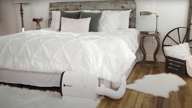 BedJet system in bedroom
