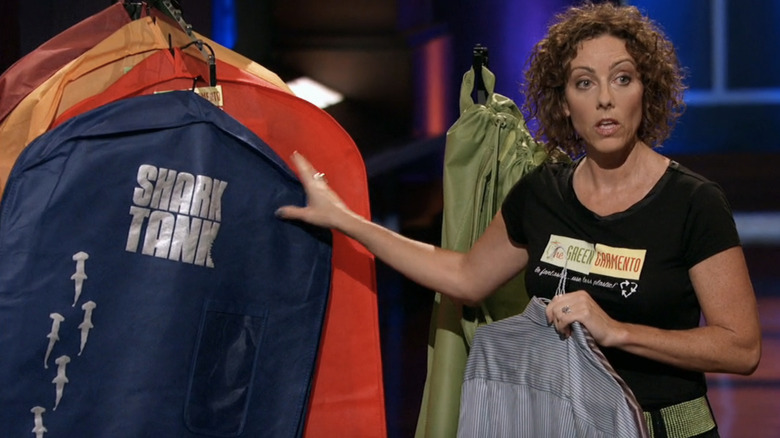 Nigrosh showing Shark Tank branded bag