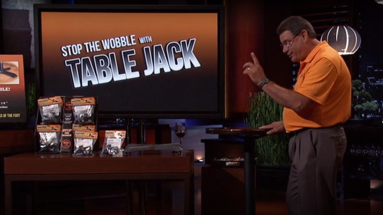 Shark Tank Table Jack demo 