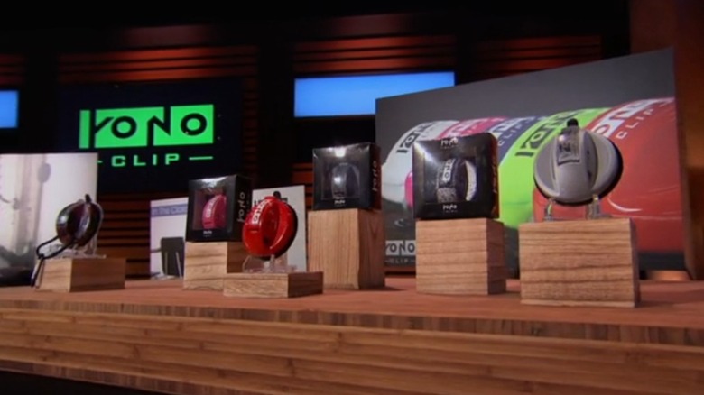 Yono Clip product display on Shark Tank