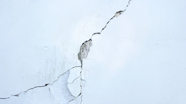 Cracks in drywall