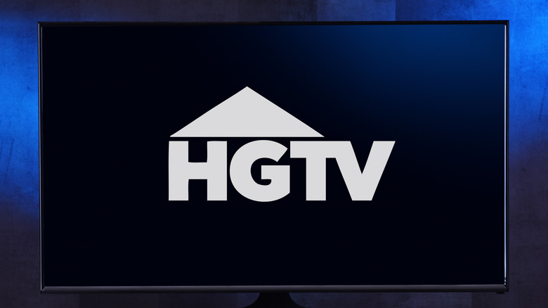 HGTV logo on a TV
