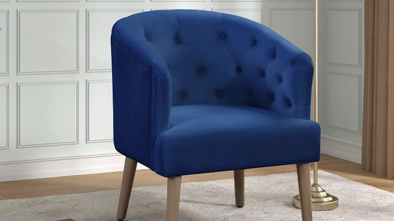Walmart's deep cobalt chair