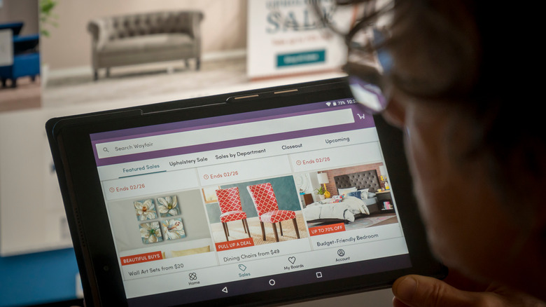 Wayfair website