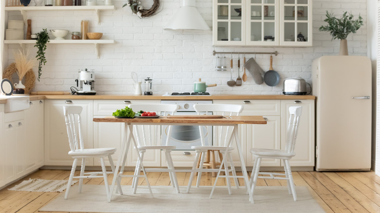 Kitchen dining table and chairs