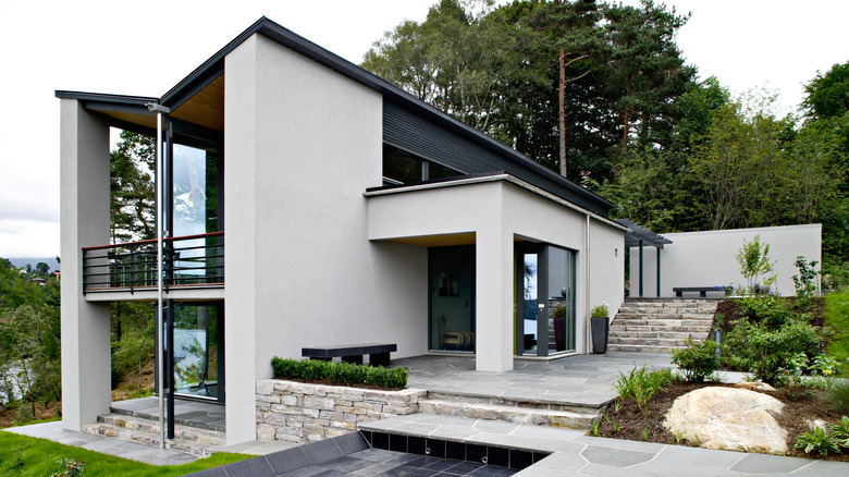 Modern home exterior
