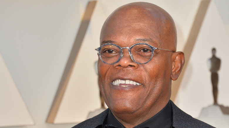 Close up of Samuel L. Jackson