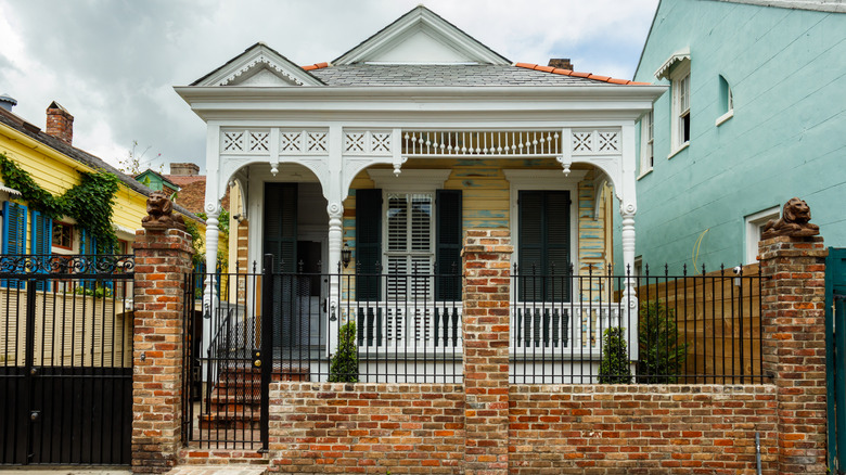Shotgun style home in New Orleans