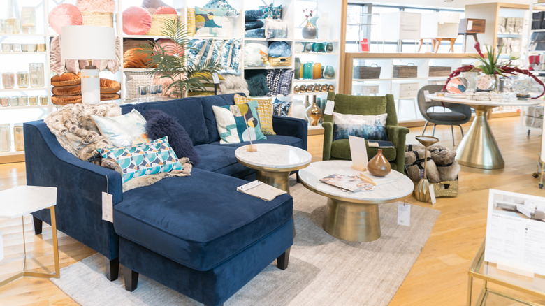 Inside a west elm store