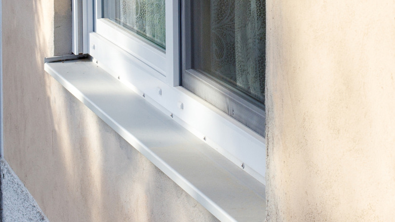 exterior of window on a house