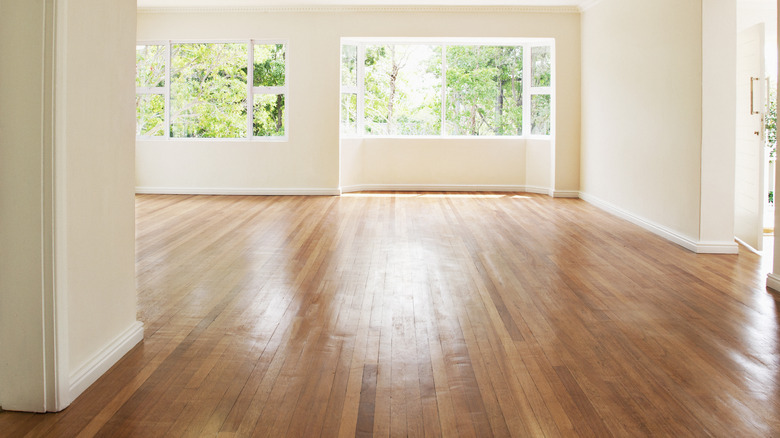 Hardwood floored home