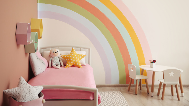 Pink child's room