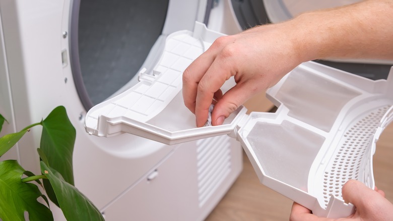 How to Clean a Dryer Lint Trap Slot