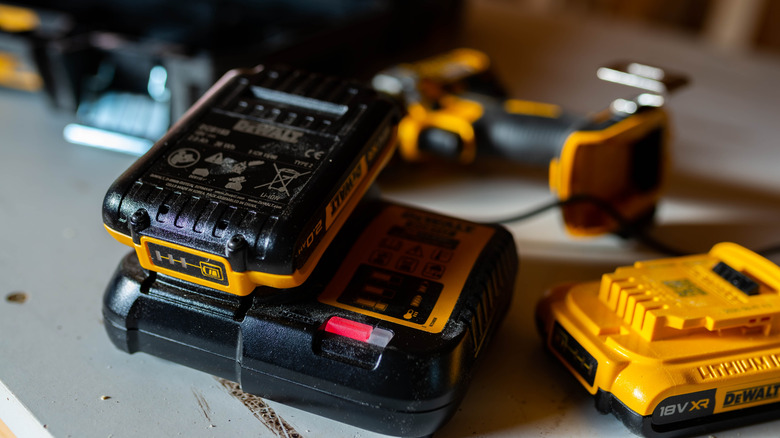 DeWalt batteries and charger