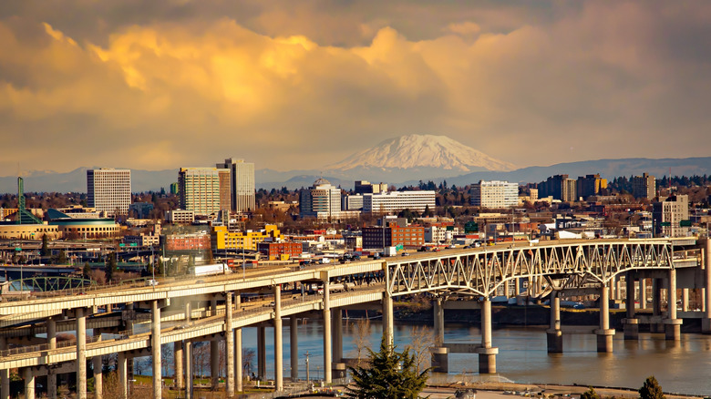 Panorama view of Portland, Oregon