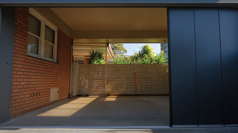 Sliding garage doors