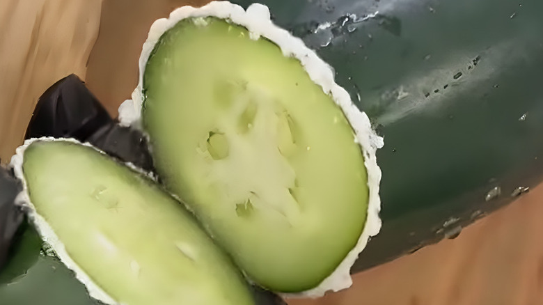 burping a cucumber