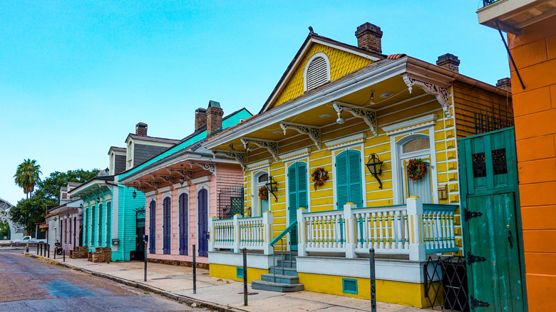 Houses in the French Quarter