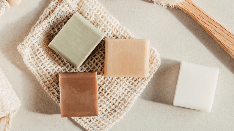 Collection of soap bars