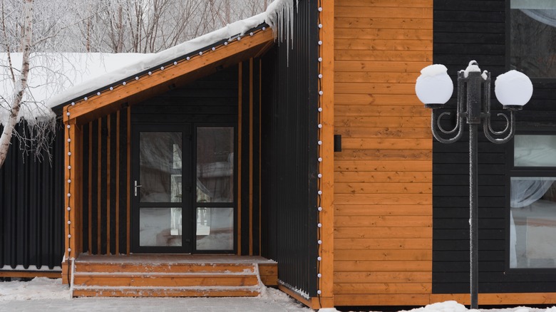 tiny home in cold climate