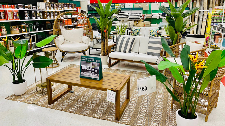 Target furniture display
