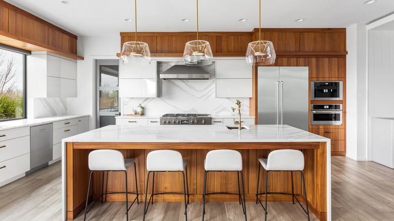 Remodeled kitchen