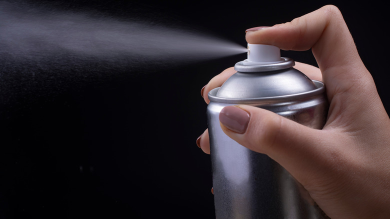 Aerosol hairspray
