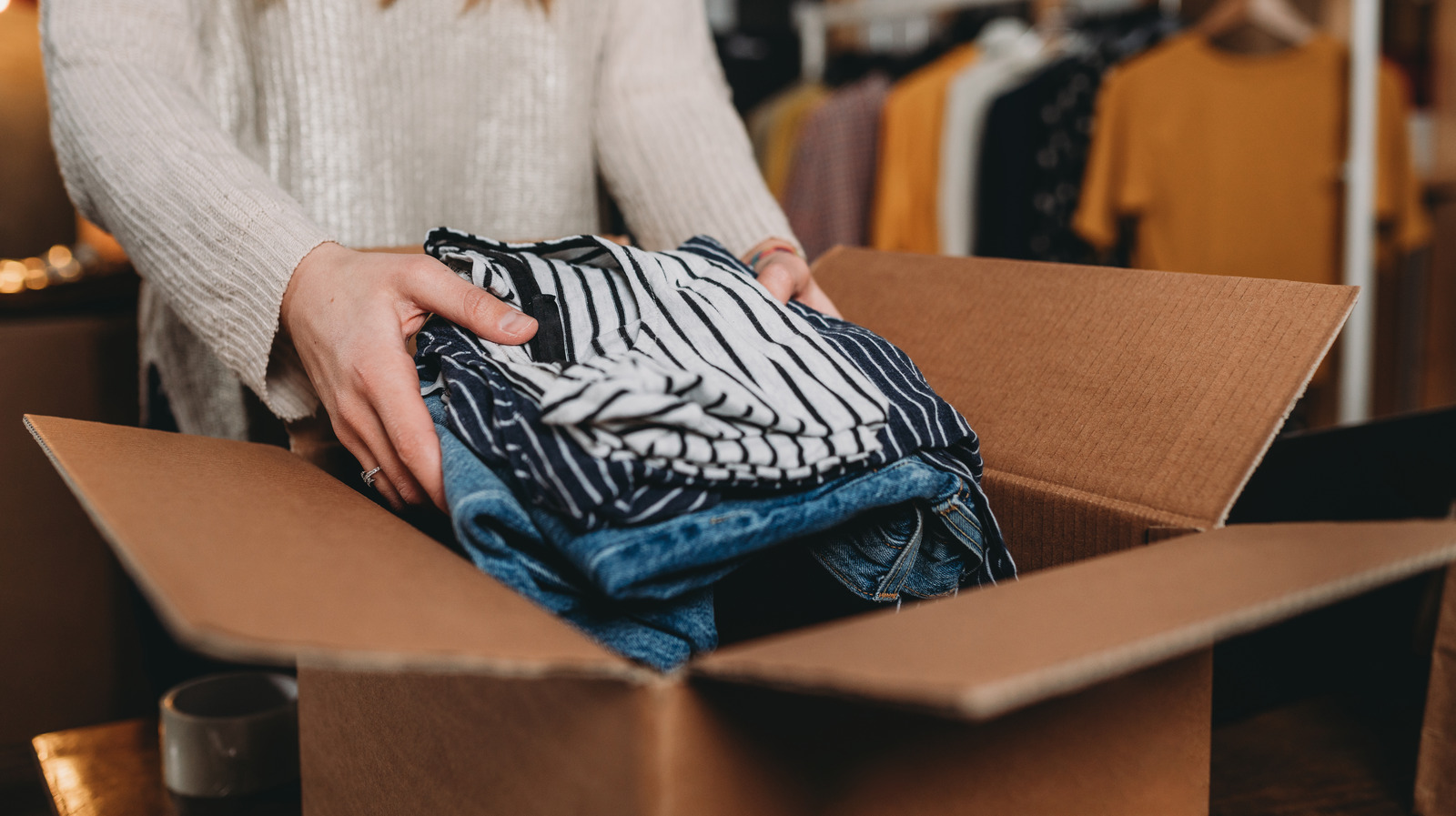 Why You Shouldn't Reuse Cardboard Boxes For Clothes & What To Do Instead